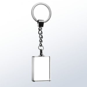 Alternative view of Crystal Key Chain in gift box