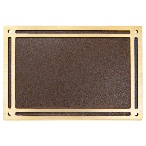 Alternative view of Bronze Cast Aluminum Plaque w/ Screws