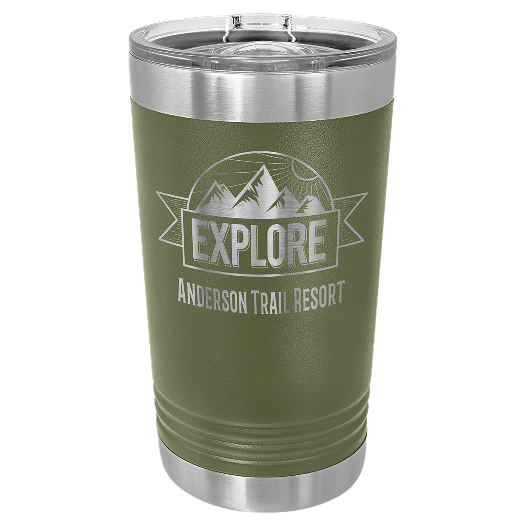 Polar Camel 16 oz. Pint Tumbler with Clear Lid